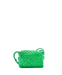 Pre-Owned Bottega Veneta Mini Loop Crossbody Bag Intrecciato Nappa