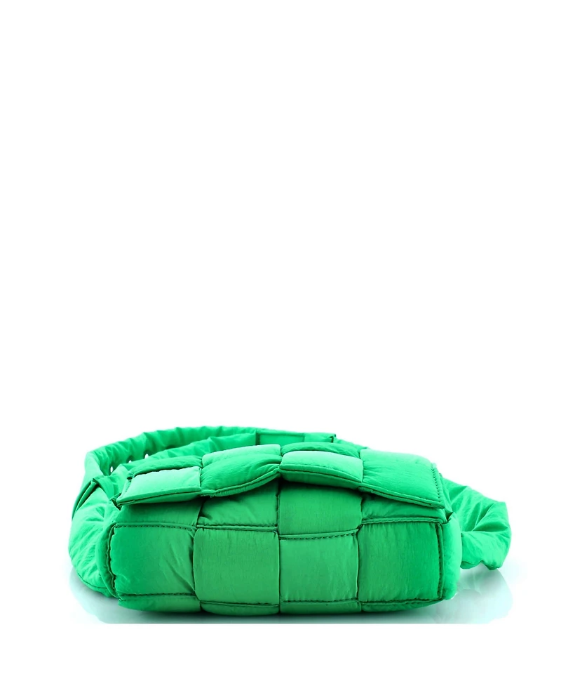 Pre-Owned Bottega Veneta Cassette Crossbody Bag Maxi Intrecciato Nylon