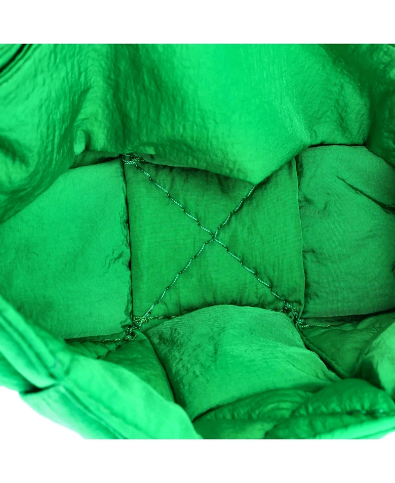 Pre-Owned Bottega Veneta Cassette Crossbody Bag Maxi Intrecciato Nylon