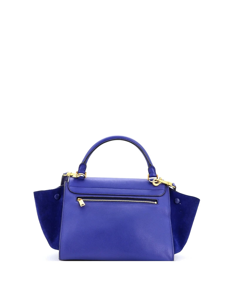 Pre-Owned Celine Small Trapeze Bag Leather