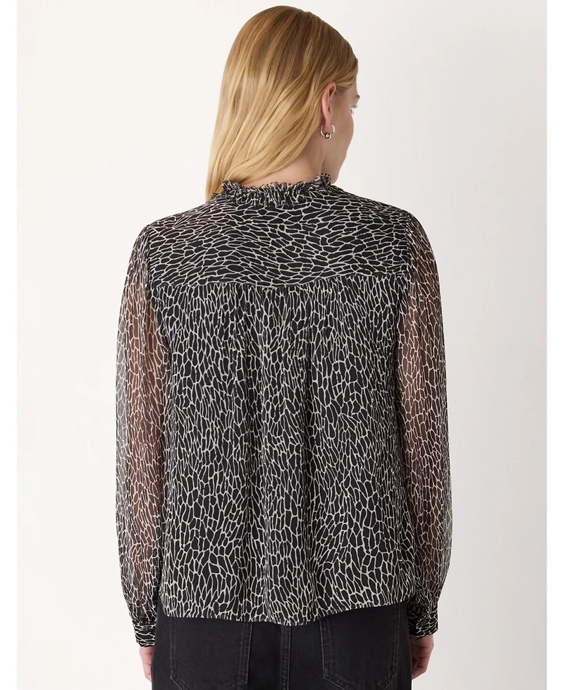 Whistles Women's Dragonfly Print Blouse