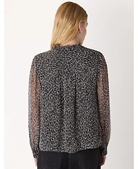 Whistles Women's Dragonfly Print Blouse