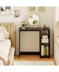 Sugift 31.5 in Modern Home Office Desk with Storage Compartments