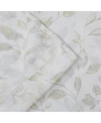 Dainty Home Cecily 2-Pack Linen Textured Metallic Light Filtering Grommet Curtain Panel Pair 38" x 84"