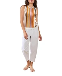 Tribal Women's Sleeveless Crew Neck Sweater