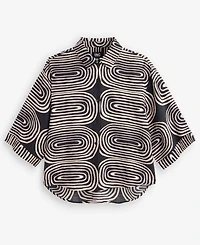I.n.c. International Concepts Women's Flowy Half-Sleeve Blouse, Macy's Exclusive