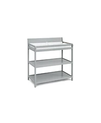 flynama Modern Changing Table Finish with Two Shelves and 4 Side Safety Rails Jpma Certified