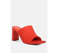 Womens Cannes Slim Block Heel Sandals