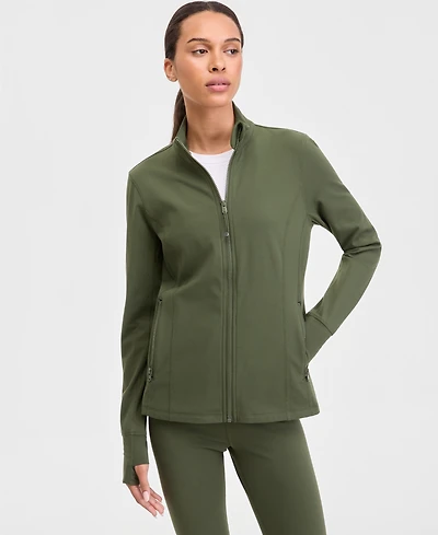Id Ideology Women's Studio Full-Zip Jacket, Exclusively at Macy's