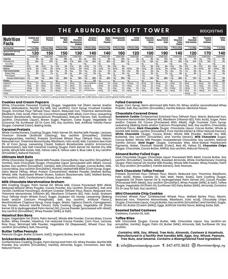 Bonnie & Pop Holiday Copper Gift Tower, 3 Boxes