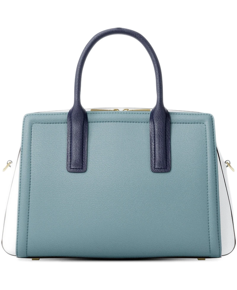 Michael Kors Women's Laila Medium Color-Block Leather Satchel Bag