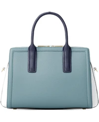 Michael Kors Women's Laila Medium Color-Block Leather Satchel Bag