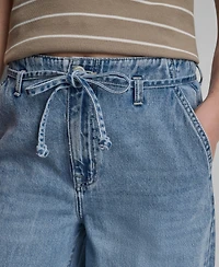 Dkny Jeans Petite High-Rise Wide-Leg