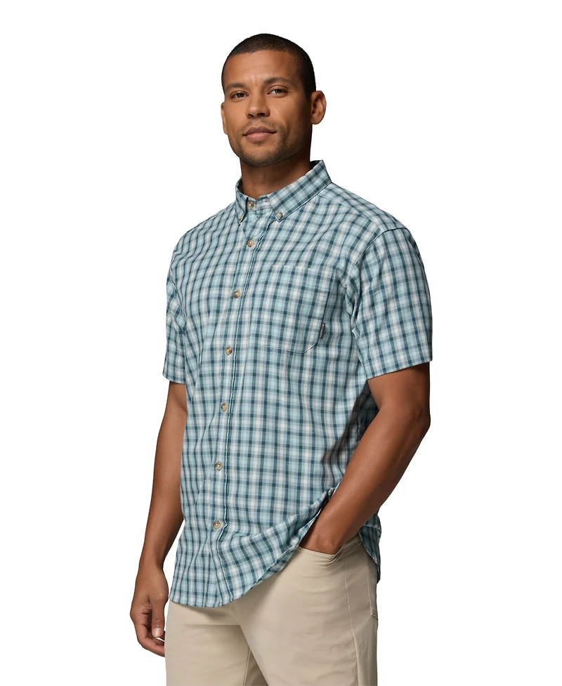 Columbia Men's Rapid Rivers Short Sleeve Plaid Shirt