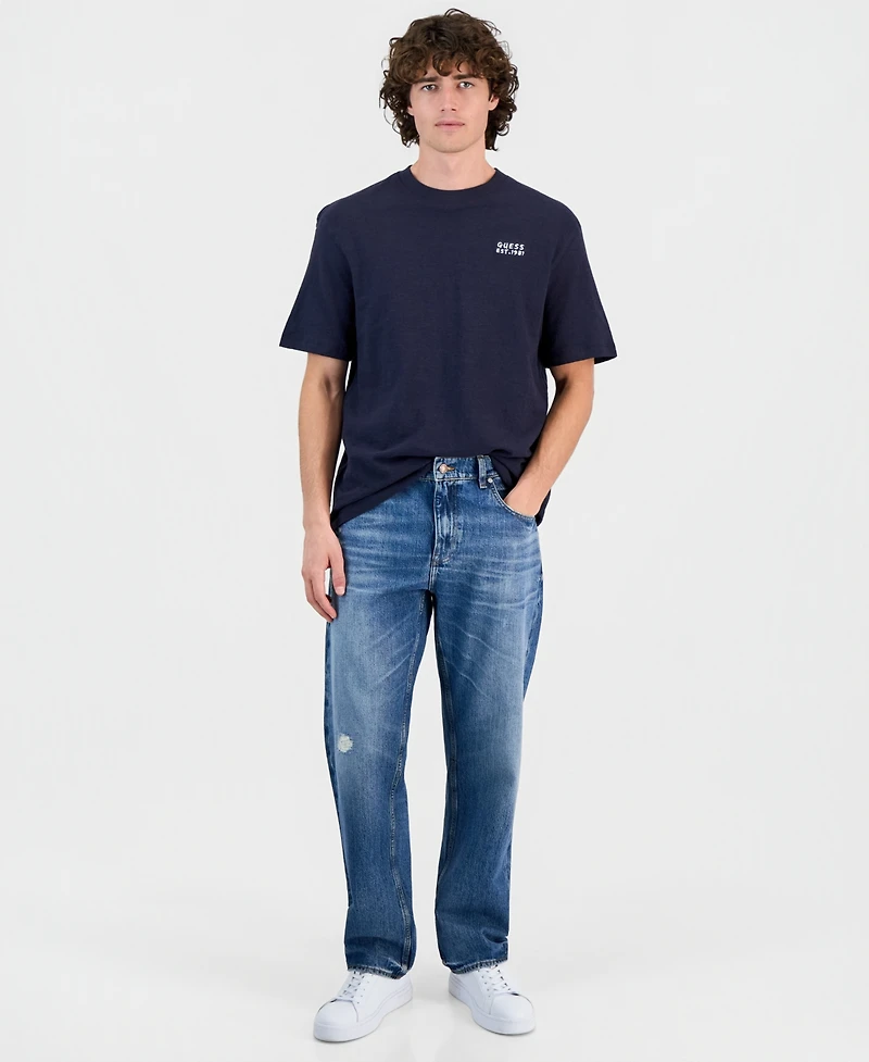 Guess Men's Seaside Paint Cotton Graphic T-Shirt