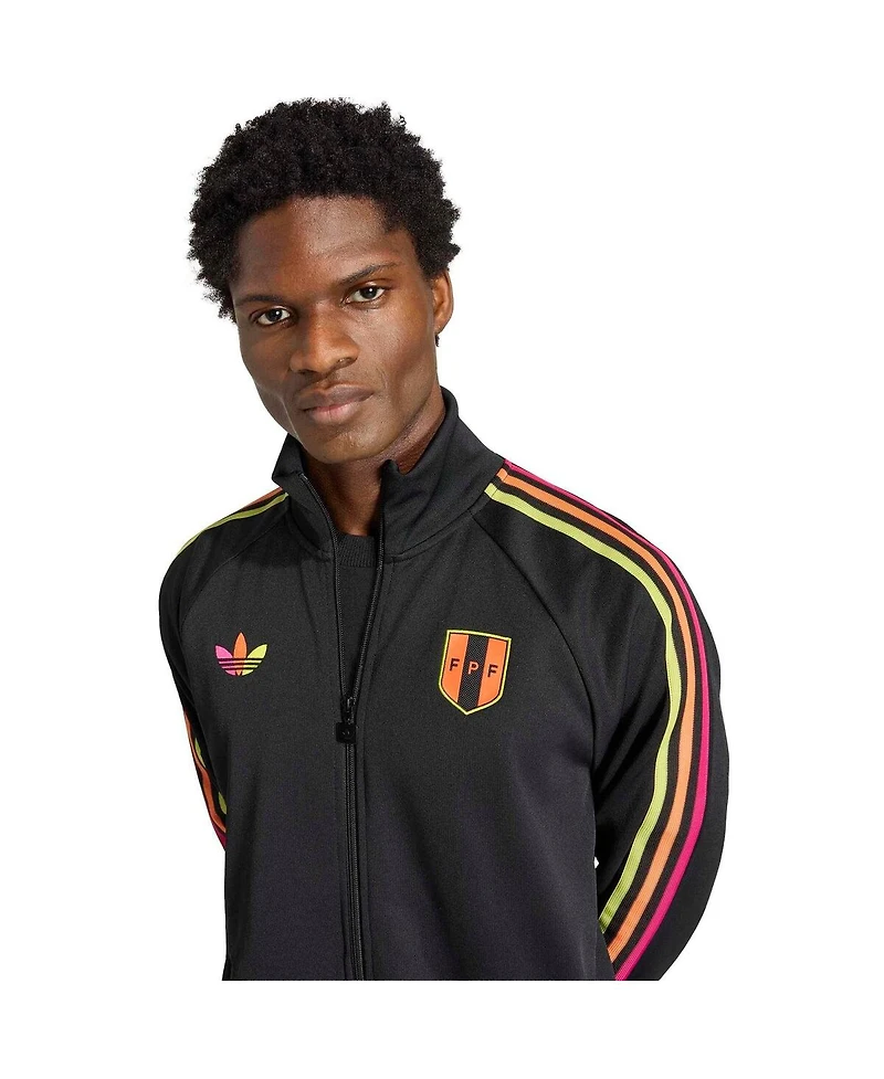 Adidas Men's Black Peru National Team 2026 World Cup Originals Track Jacket