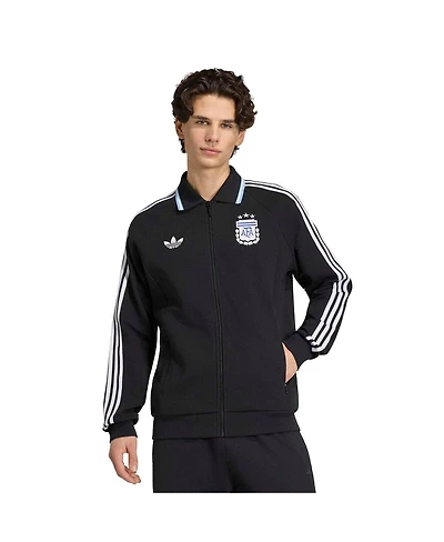 Adidas Men's Black Argentina National Team 2026 World Cup Anthem Full-Zip Jacket