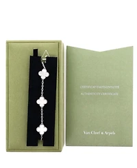 Pre-Owned Van Cleef and Arpels Vintage Alhambra 5 Motifs Bracelet