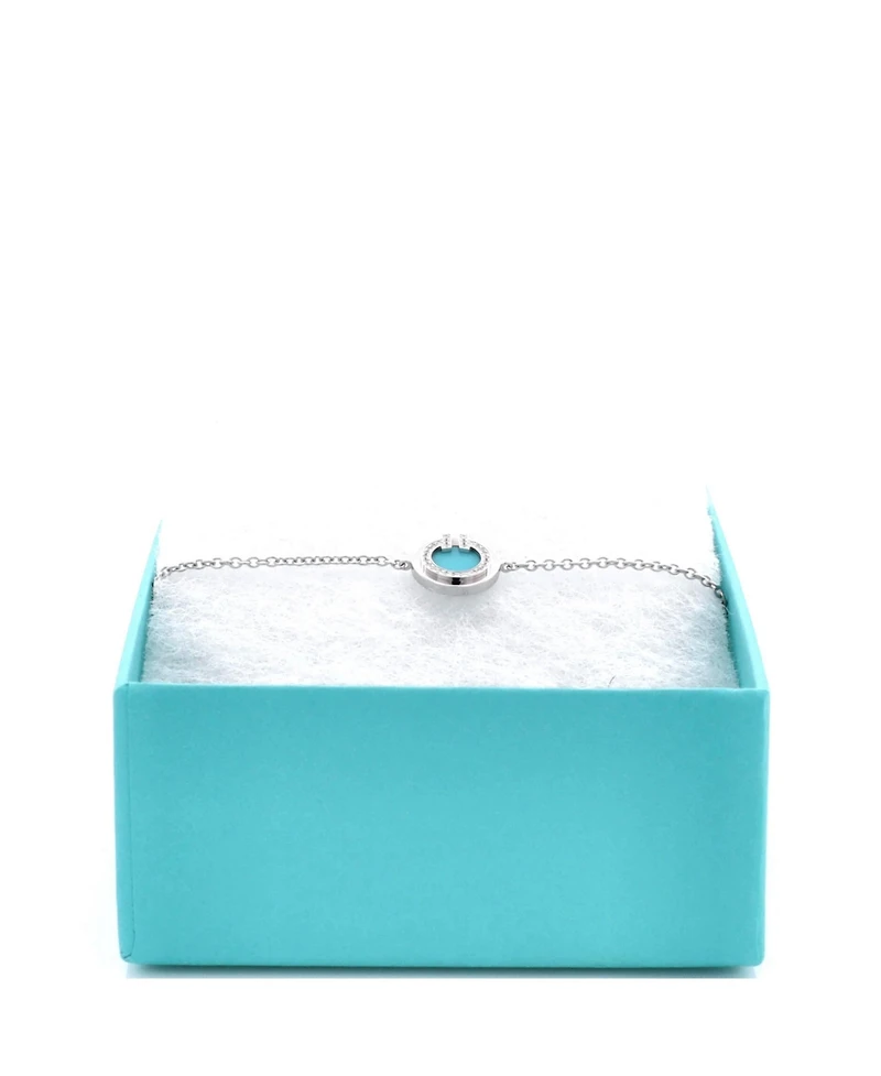 Pre-Owned Tiffany and Co T Circle Chain Bracelet