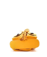 Pre-Owned Gucci Medium Bamboo Tassel Backpack Leather