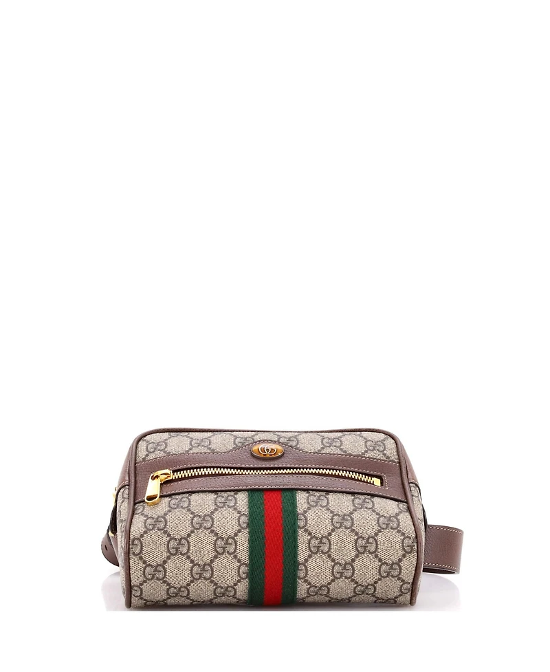 Pre-Owned Gucci Small Ophidia Belt Bag Gg Coated Canvas