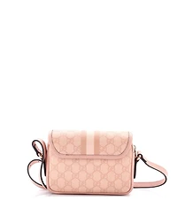 Pre-Owned Gucci Mini Ophidia Flap Shoulder Bag Gg Coated Canvas