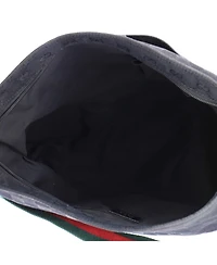 Pre-Owned Gucci Medium Front Pocket Web Messenger Gg Canvas