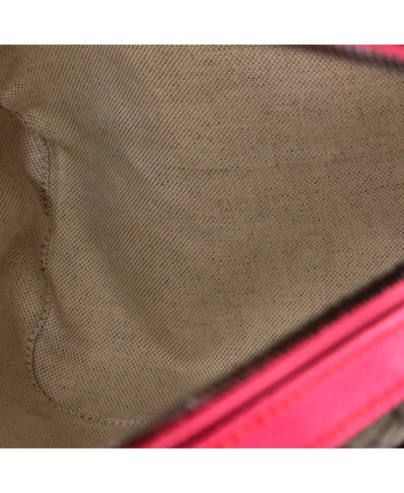 Pre-Owned Gucci Small Ophidia Backpack Gg Coated Canvas and Leather