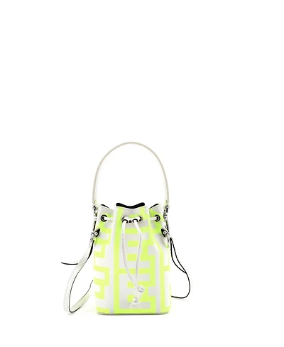 Pre-Owned Fendi Mini x Marc Jacobs Mon Tresor Bucket Bag Printed Leather