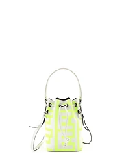Pre-Owned Fendi Mini x Marc Jacobs Mon Tresor Bucket Bag Printed Leather