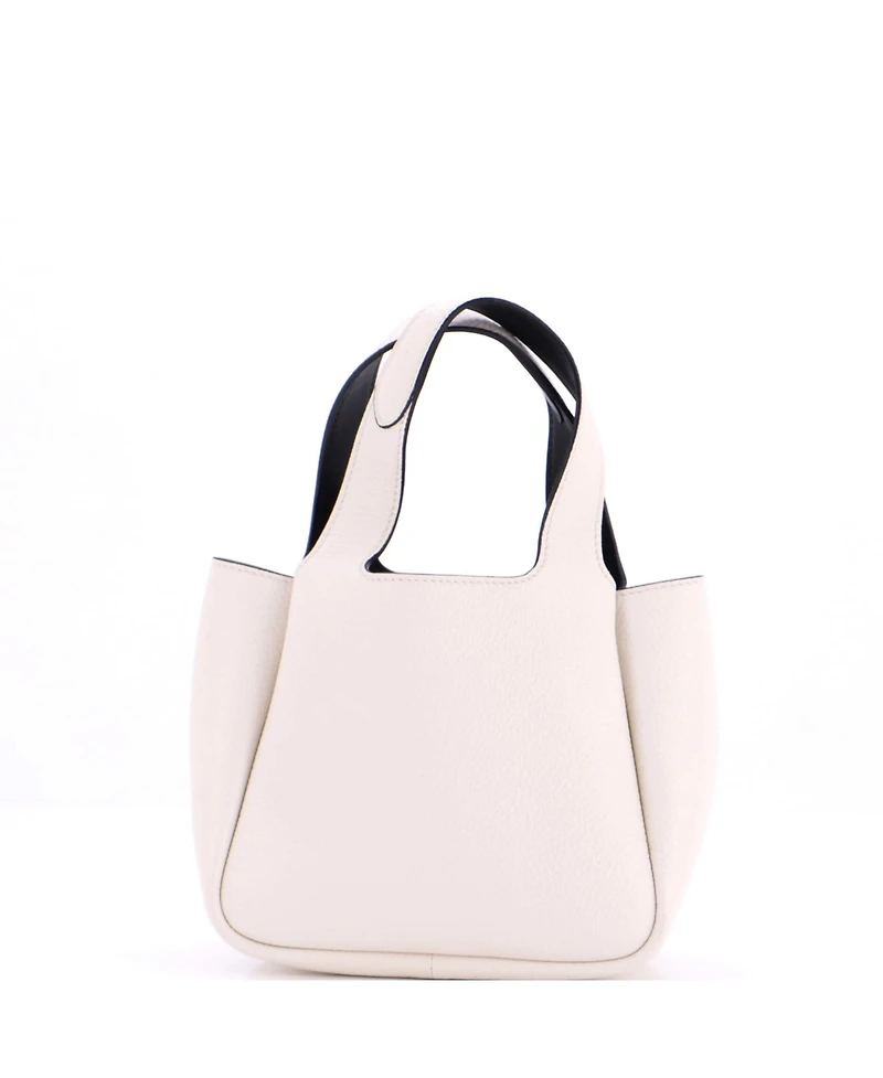 Pre-Owned Prada Mini Flou Dynamique Open Tote Vitello Daino