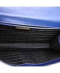 Pre-Owned Prada Small Chain Flap Bag Saffiano Leather