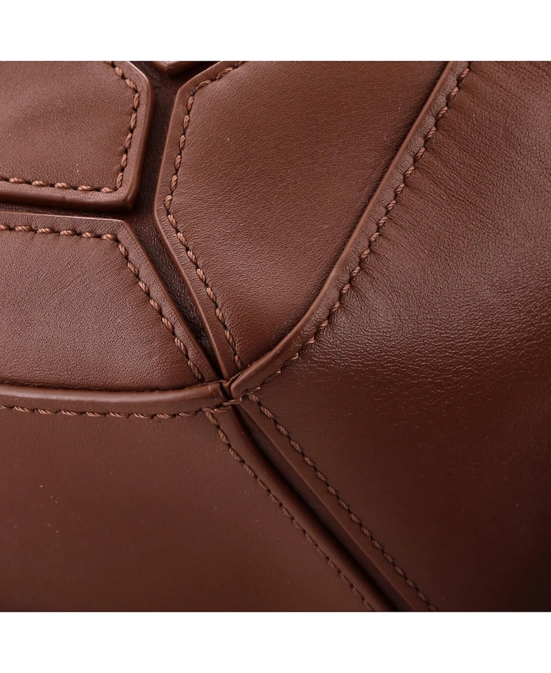 Pre-Owned Loewe Small Monochrome Puzzle Edge Bag Leather