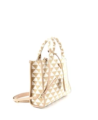 Pre-Owned Prada Small Symbole Shopper Tote Jacquard