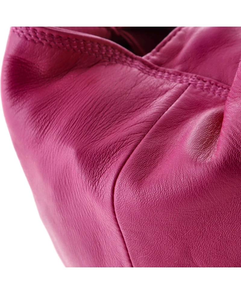 Pre-Owned Loewe Front Pocket Nappa Aire Hobo Leather