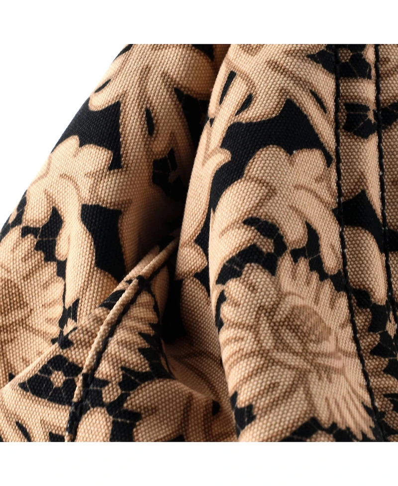 Pre-Owned Prada Large Canapa Tote Printed Canvas