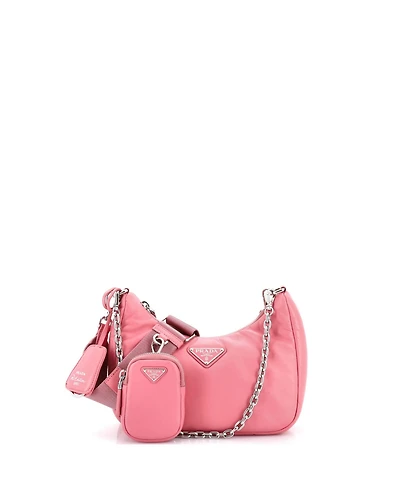 Pre-Owned Prada Small Re-Edition 2005 Shoulder Bag Nappa Leather