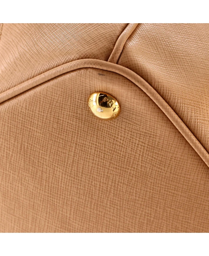 Pre-Owned Prada Large Double Zip Lux Tote Saffiano Leather