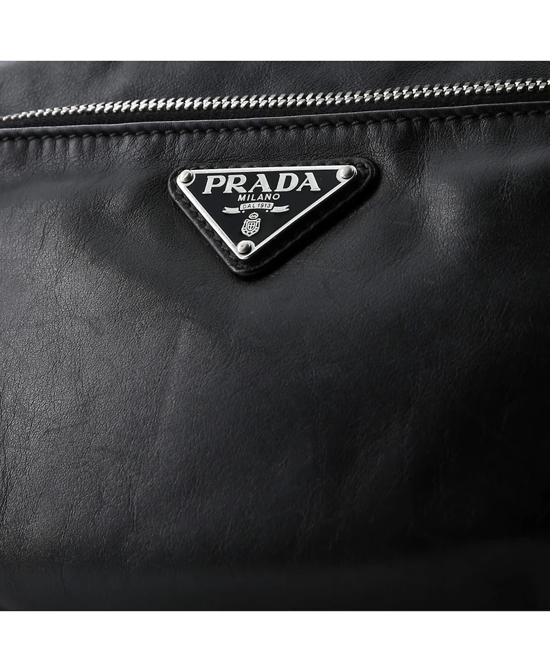 Pre-Owned Prada Large Front Pocket Belt Bag Soft Calfskin