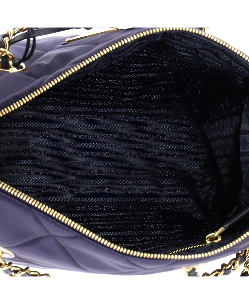 Pre-Owned Prada Medium Re-Edition 1995 Chain Tote Quilted Re-Nylon