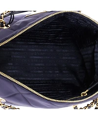 Pre-Owned Prada Medium Re-Edition 1995 Chain Tote Quilted Re-Nylon