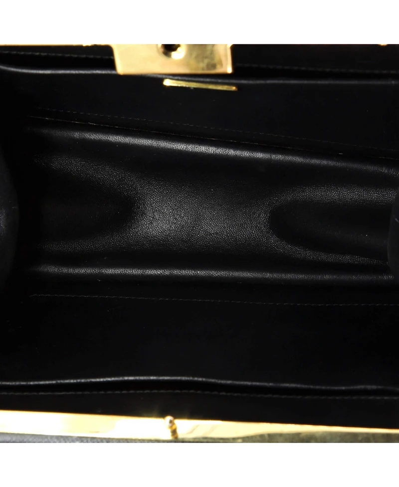 Pre-Owned Prada Small Light Frame Shoulder Bag Saffiano Leather