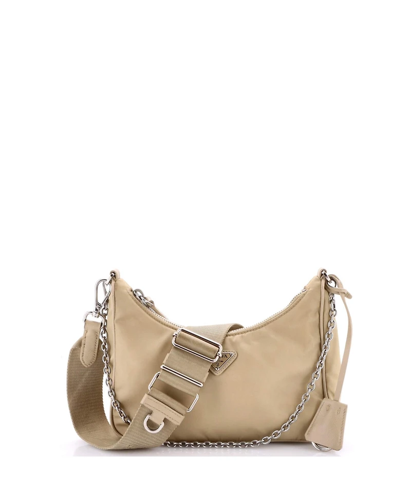 Pre-Owned Prada Small Re-Edition 2005 Shoulder Bag Tessuto