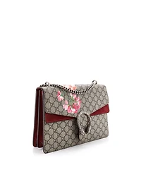 Pre-Owned Gucci Medium Dionysus Bag Blooms Print Gg Coated Canvas