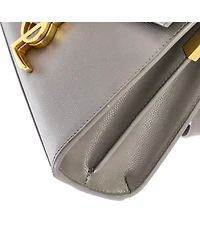 Pre-Owned Saint Laurent Mini Cassandra Top Handle Bag Leather