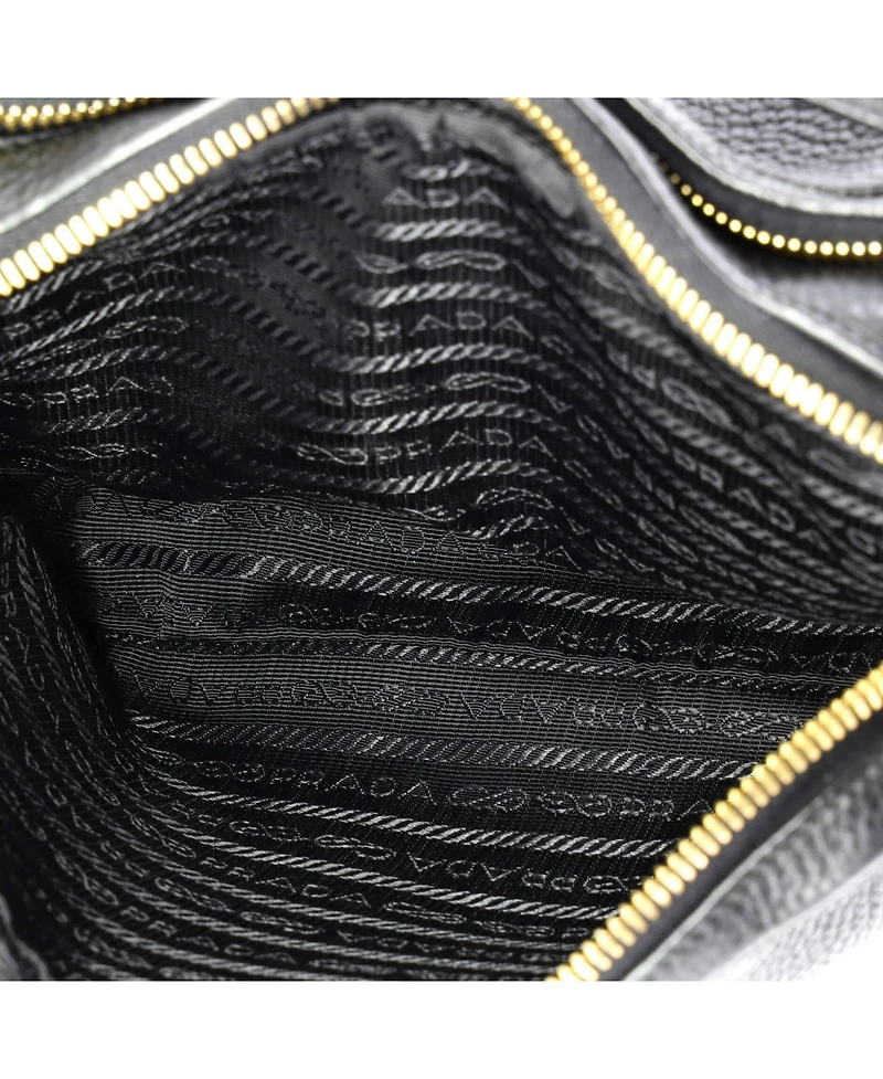 Pre-Owned Prada Double Zip Camera Bag Vitello Daino