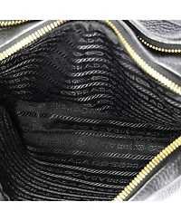 Pre-Owned Prada Double Zip Camera Bag Vitello Daino