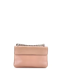 Pre-Owned Prada Small Chain Flap Crossbody Bag Saffiano and Soft Calf