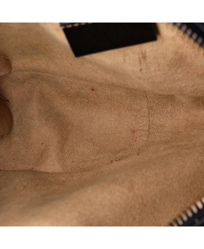 Pre-Owned Gucci Mini Gg Marmont Shoulder Bag Matelasse Leather