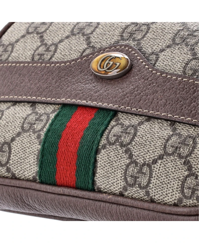 Pre-Owned Gucci Small Ophidia Belt Bag Gg Coated Canvas